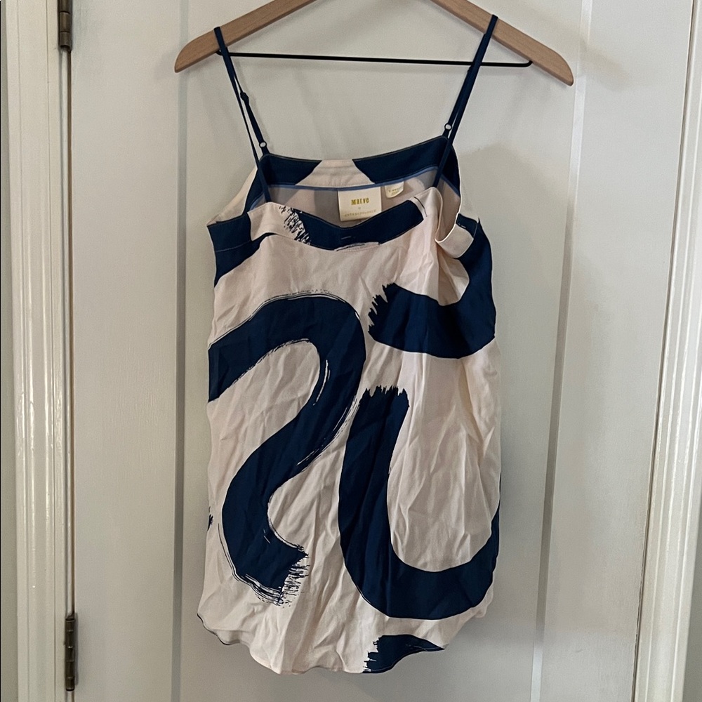 Maeve Navy and Cream Camisole